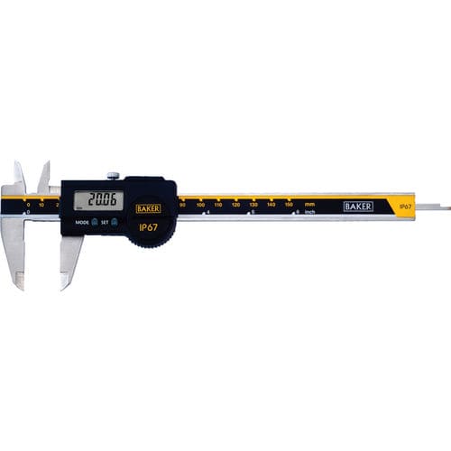 Pied à coulisse digital - ZD series - Baker Gauges India Private Limited - à vernier / IP67