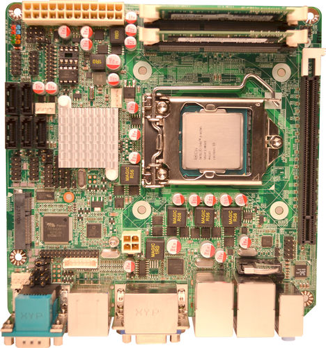 Carte mère mini-ITX - Q87IX - Corvalent - Intel Q87 / DDR3 SDRAM / industrielle