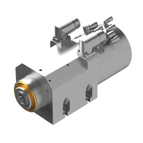 Électrobroche de fraisage - MFW-1045 - FISCHER AG - Präzisionsspindeln - à moteur asynchrone / avec changeur automatique d'outils / avec serrage pneumatique