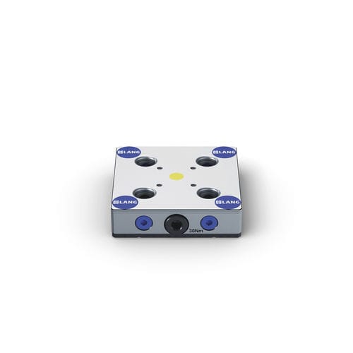 Unité de centrage et bridage au point zéro pour machine-outil - 75600 - LANG Technik - à plaque de serrage modulaire / à grande précision / pour usinage 5 axes