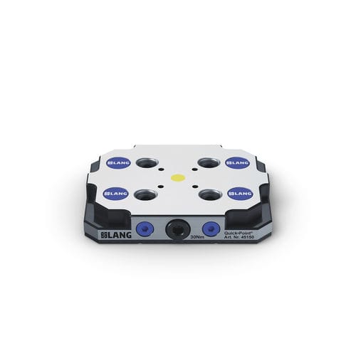 Unité de centrage et bridage au point zéro pour machine-outil - 45150 - LANG Technik - à plaque de serrage modulaire / à grande précision / pour usinage 5 axes