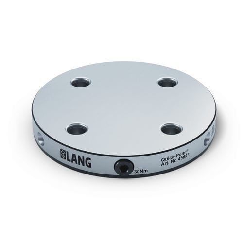 Unité de centrage et bridage au point zéro pour machine-outil - 45823 - LANG Technik - à plaque de serrage modulaire / à grande précision / pour usinage 5 axes