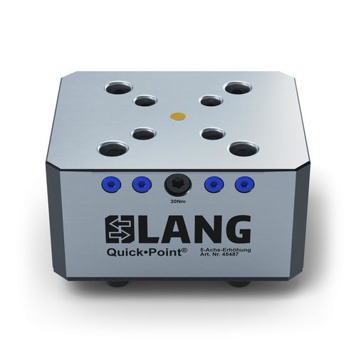 Unité de centrage et bridage au point zéro pour machine-outil - 45487 - LANG Technik - à plaque de serrage modulaire / à grande précision / pour usinage 5 axes
