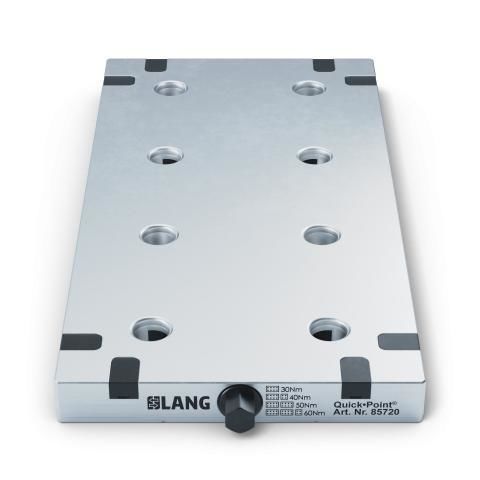 Unité de centrage et bridage au point zéro pour machine-outil - 85720 - LANG Technik - à plaque de serrage modulaire / à système de serrage multiple / à grande précision