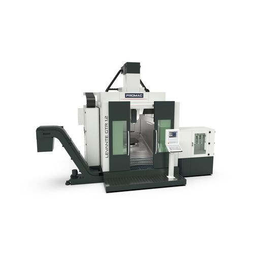 Centre d'usinage CNC à table tournante inclinée - LEVANTE GTR - Promac S.r.l. - 5 axes / 4 axes / à 6 axes
