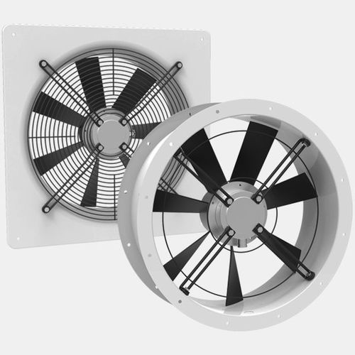 Ventilateur mural - ER/DR - Rosenberg Ventilatoren GmbH - haute performance / axial / en acier galvanisé