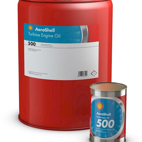 Huile de lubrification - AeroShell 500 - Shell Lubricants - synthétique / pour métaux / pour moteur