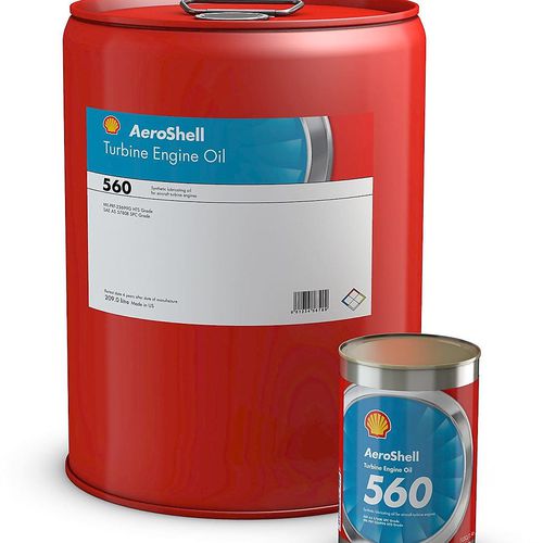 Huile de lubrification - AeroShell 560 - Shell Lubricants - de maintenance / synthétique / pour moteur