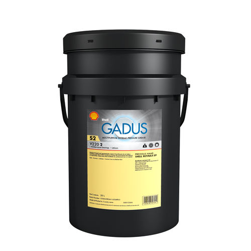 Graisse de lubrification - Gadus S2 V220AC 2 - Shell Lubricants - multiusage / lithium-calcium / pour engrenage