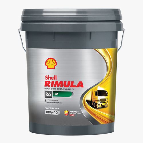 Huile pour moteur diesel - Rimula R6 LM - Shell Lubricants - de protection / synthétique / moteur