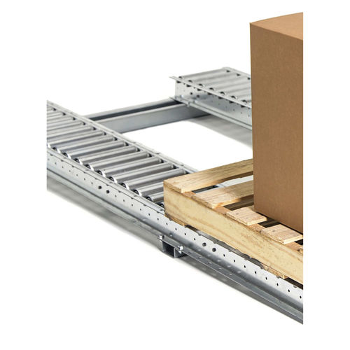 Rayonnage pour entrepôt de stockage - pallet track - UNEX Manufacturing - dynamique / réglable / pour charges moyennes