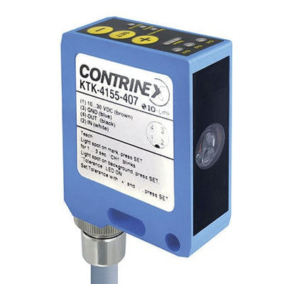 Détecteur de contraste rectangulaire - KTK-4155-407 - CONTRINEX - LED / analogique / IP67