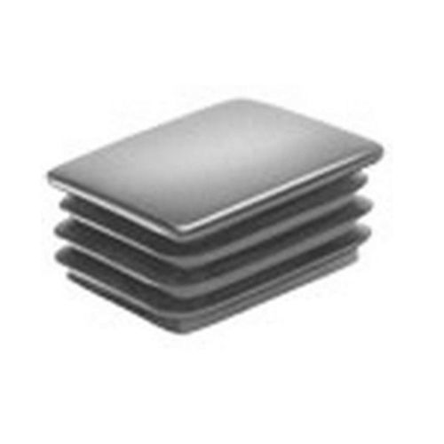 Embout recouvrant nervuré - ILRB series - PANOZZO Srl - non fileté / rectangulaire / en polyéthylène basse densité (PEBD)