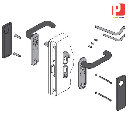 Poignée tubulaire - MANTF3 series - PANOZZO Srl - en polypropylène