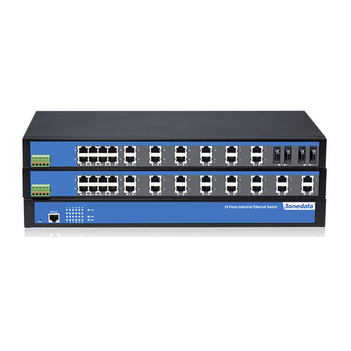 Commutateur Ethernet 24 ports - IES1024 Series - 3onedata Co.,Ltd. - non administrable / de niveau 2 / de fibre optique