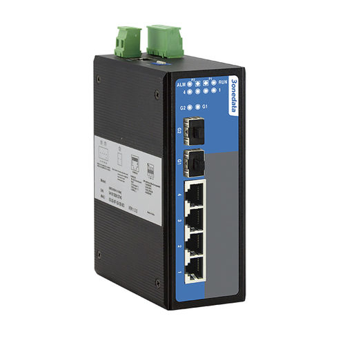 Commutateur Ethernet 6 ports - IES716-2GS - 3onedata Co.,Ltd. - administrable / Gigabit Ethernet / de niveau 2