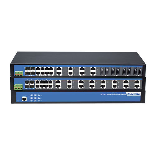 Commutateur Ethernet 28 ports - IES5028 Series - 3onedata Co.,Ltd. - administrable / de fibre optique / gigabit