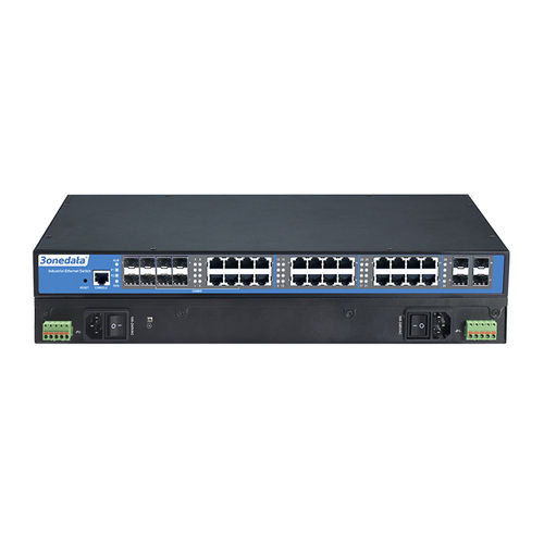 Commutateur Ethernet 28 ports - IES5028G-8GC-4GS - 3onedata Co.,Ltd. - administrable / Gigabit Ethernet / rackable