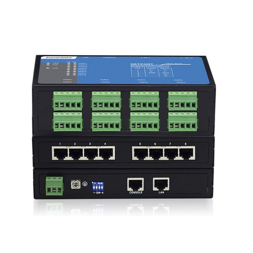 Serveur de périphérique 8 ports - NP308T Series - 3onedata Co.,Ltd. - RS-232 / RS-485 / RS-422