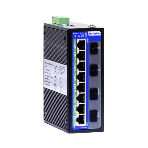 Commutateur Ethernet administrable - IES6312 Series - 3onedata Co.,Ltd. - 12 ports / Gigabit Ethernet / de niveau 2