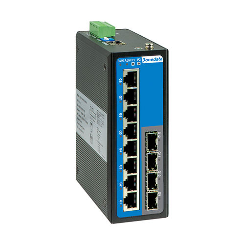 Commutateur Ethernet non administrable - IES2312-8GT2GS2HS-2P48 - 3onedata Co.,Ltd. - 12 ports / Gigabit Ethernet / de niveau 2