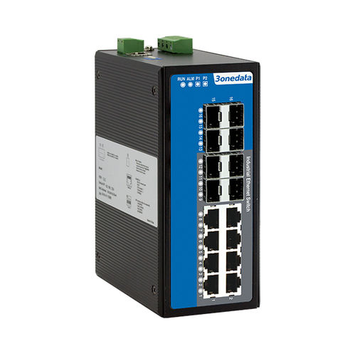 Commutateur Ethernet administrable - IES6316 Series - 3onedata Co.,Ltd. - 16 ports / Gigabit Ethernet / de niveau 2