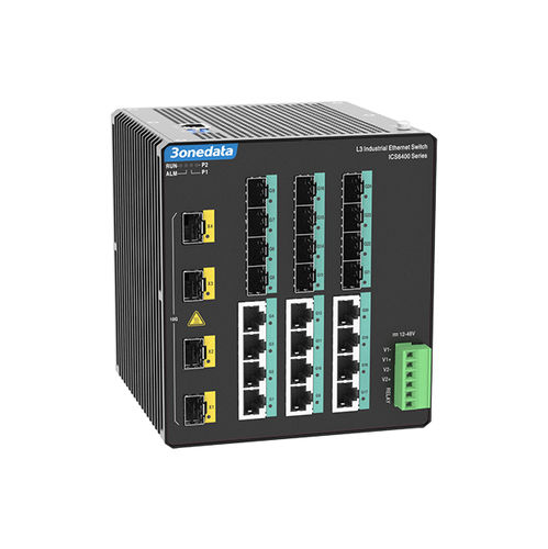 Commutateur Ethernet administrable - ICS6400-12GT12GS4XS - 3onedata Co.,Ltd. - 28 ports / Gigabit Ethernet / de niveau 3