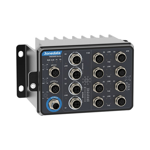 Commutateur Ethernet EN50155 - TNS5800D Series - 3onedata Co.,Ltd. - administrable / 12 ports / 20 ports