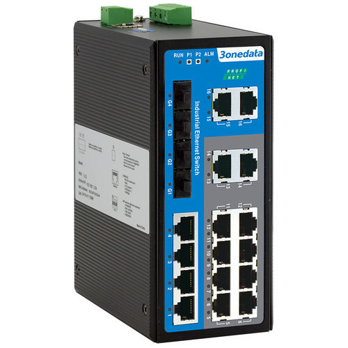 Commutateur Ethernet administrable - IES6200-PN-16T4GS-2P48 - 3onedata Co.,Ltd. - 20 ports / de niveau 2 / Gigabit Ethernet