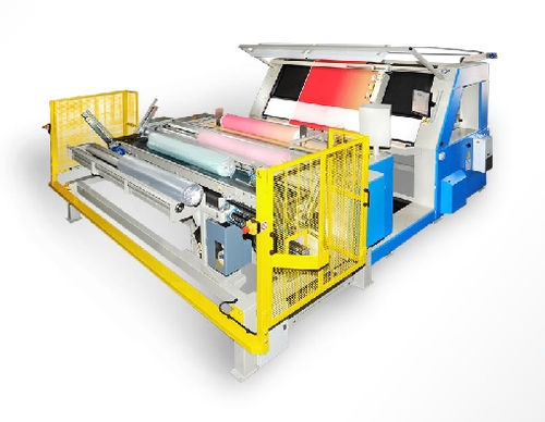 Machine à visiter les tissus extensibles - ISRP 240 + IMB - Comatex Textile Machinery - sans tension / non stop / avec enrouleur
