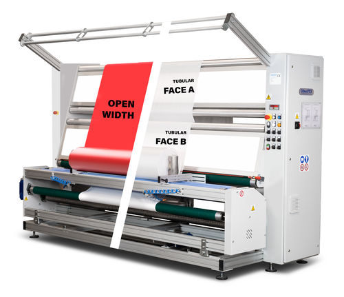 Machine à visiter les tissus sans tension - ISD SP - Comatex Textile Machinery - avec enrouleur