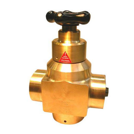 Vanne stop - R084 - IMF - à membrane / manuelle / pour gaz