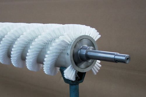 Brosse cylindrique spirale - Simoni - de nettoyage / d'entretien de polissoir / métallique