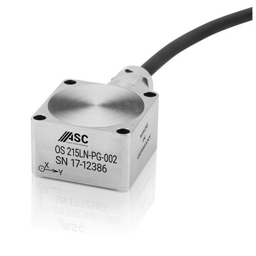 Accéléromètre biaxial - ASC OS-215LN-PG - ASC - capacitif / à faible bruit / IP68