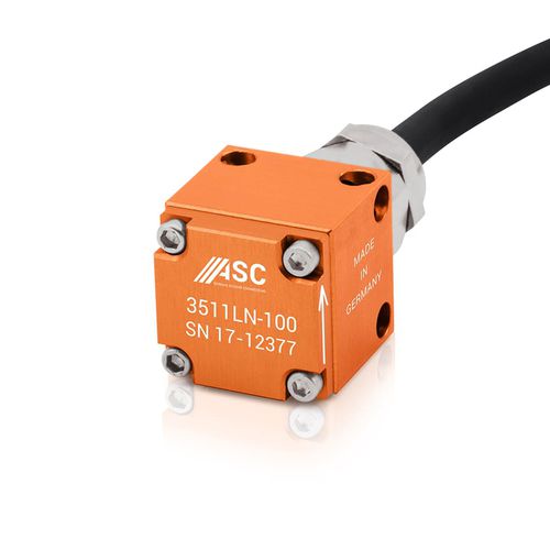 Accéléromètre à axe unique - ASC 3511LN - ASC - capacitif / MEMS / compact