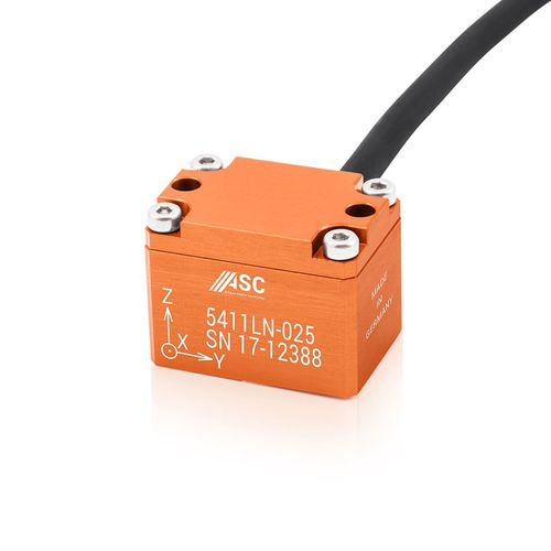 Accéléromètre triaxial - ASC 5411LN - ASC - capacitif