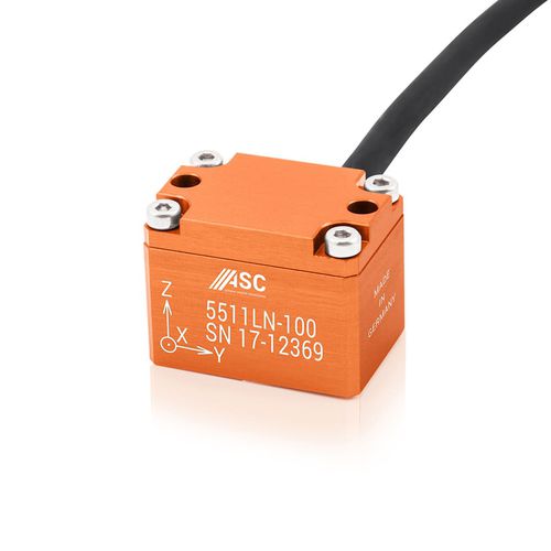 Accéléromètre triaxial - ASC 5511LN - ASC - capacitif / MEMS / analogique