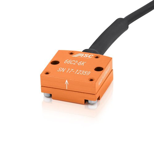Accéléromètre 1 axe - ASC 66C2 - ASC - piézorésistif / MEMS / avec TEDS