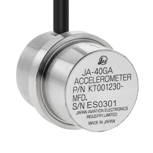 Accéléromètre 1 axe - JA-40GA - ASC - piézoélectrique / analogique / sortie de courant