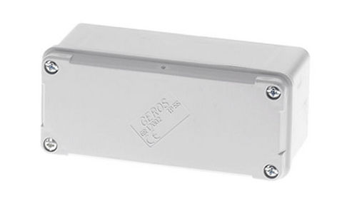 Boîte de dérivation murale - 55 x 130 x 60 mm, IP 65 | GR17002    - GEROS - étanche / en plastique