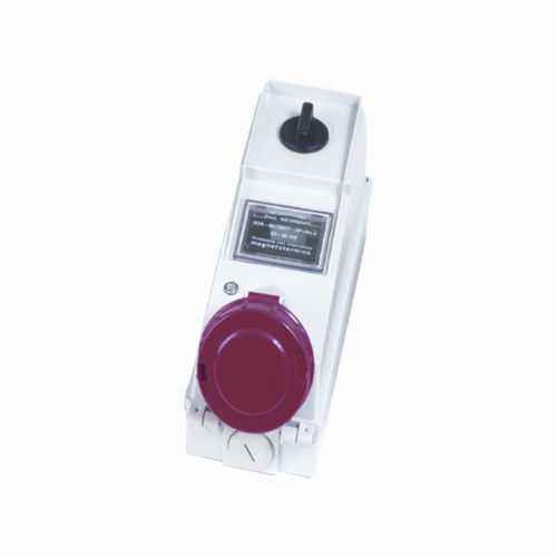 Prise électrique murale - 380 V, 32 A, IP 55 | GR31110  - GEROS - encastrée / IP55 / CEE
