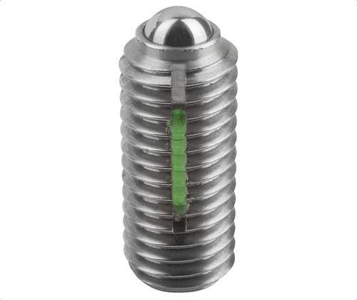 Plongeur à bille en acier inoxydable - 0303x series - Fixtureworks - pour forte charge / à ressort / à billes