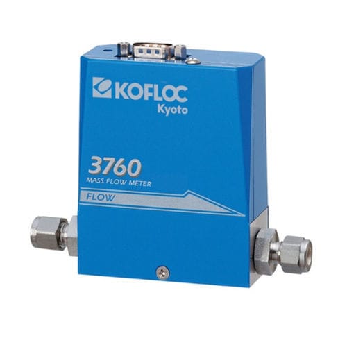 Débitmètre massique - 3760  - KOFLOC Corp. - pour gaz / 15 Vcc / compact