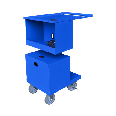 Chariot poste de travail - PMC-J5 - Storage Battery Systems, LLC - en métal / 1 niveau / polyvalent