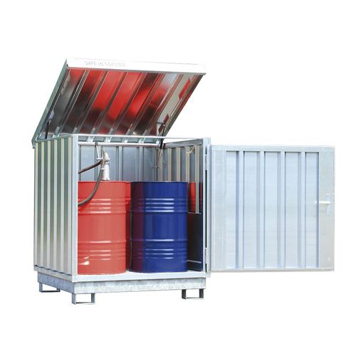 Armoire de stockage - SM 4 - Saebu Morsbach GmbH - sur pieds / en acier galvanisé / pour produits dangereux