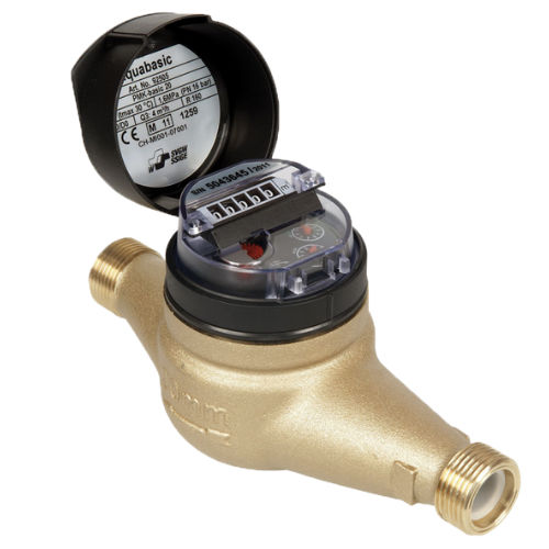 Compteur d'eau analogique - aquabasic® series - INTEGRA Metering AG - à turbine jet multiple