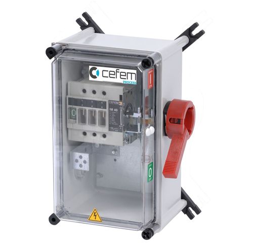 Sectionneur manuel - POLY-M™ - Cefem Group - basse tension / en coffret / pour disjoncteur