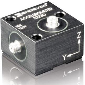 Accéléromètre triaxial - 2223D - Endevco - piézoélectrique / à quartz / de haute sensibilité