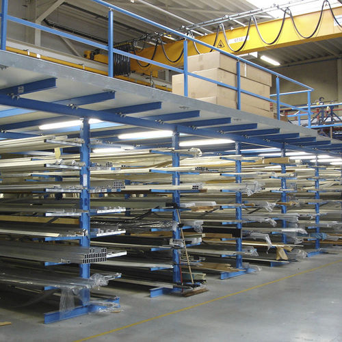 Rayonnage avec mezzanine - OHRA Regalanlagen - d'atelier / pour entrepôt de stockage / de transport