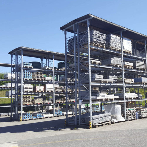 Rayonnage pour entrepôt de stockage - OHRA Regalanlagen - de stockage vertical / par accumulation / pour matériau de construction